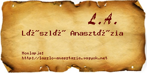 László Anasztázia névjegykártya